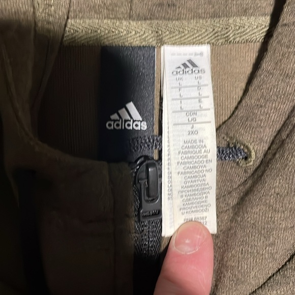 Adidas zip up sweatshirt - Picture 2 of 2